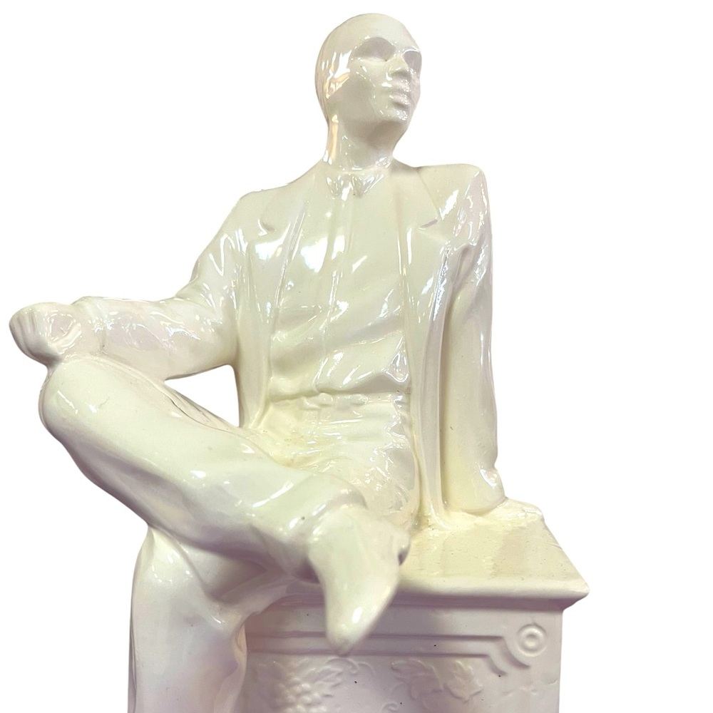 Ceramic man sitting
